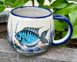 Hand painted and handmade.