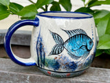 Handmade Guatemalan Fish coffee Mug