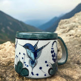 Handmade Hummingbird Coffee Mug