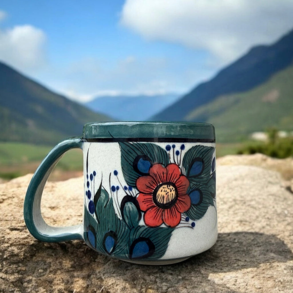 Handmade Hummingbird Coffee Mug