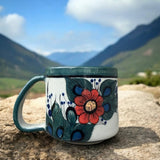 Handmade Hummingbird Coffee Mug