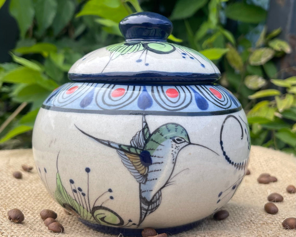 Handmade ceramic coffee mug, hand painted mug made by local artists in Atitlan, Guatemala. Free shipping!
