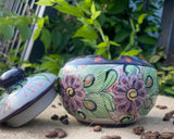 Handmade ceramic coffee mug, hand painted mug made by local artists in Atitlan, Guatemala. Free shipping!