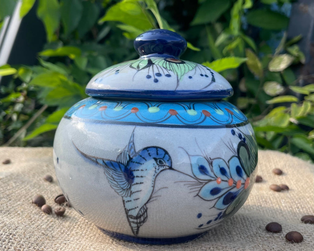 Handmade ceramic coffee mug, hand painted mug made by local artists in Atitlan, Guatemala. Free shipping!