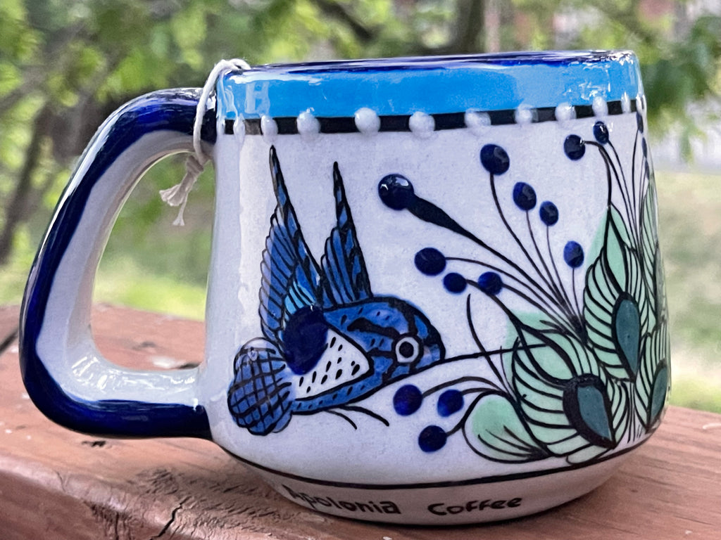 Handmade Hummingbird Coffee mug
